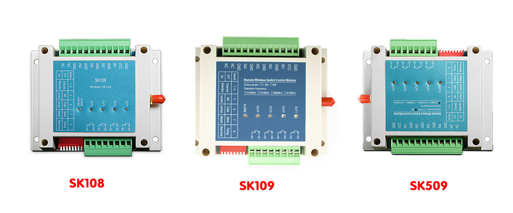 無線開關(guān)量模塊SK108、SK109、SK509